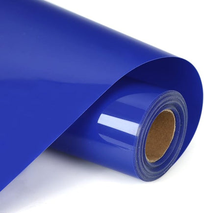 RENLITONG Royal Blue HTV Iron on Vinyl 12Inch by 10ft Roll Heat Transfer Vinyl by RENLITONG