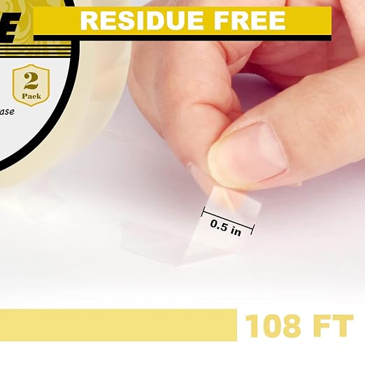 2Packs Clear Floral Tape - Image 2