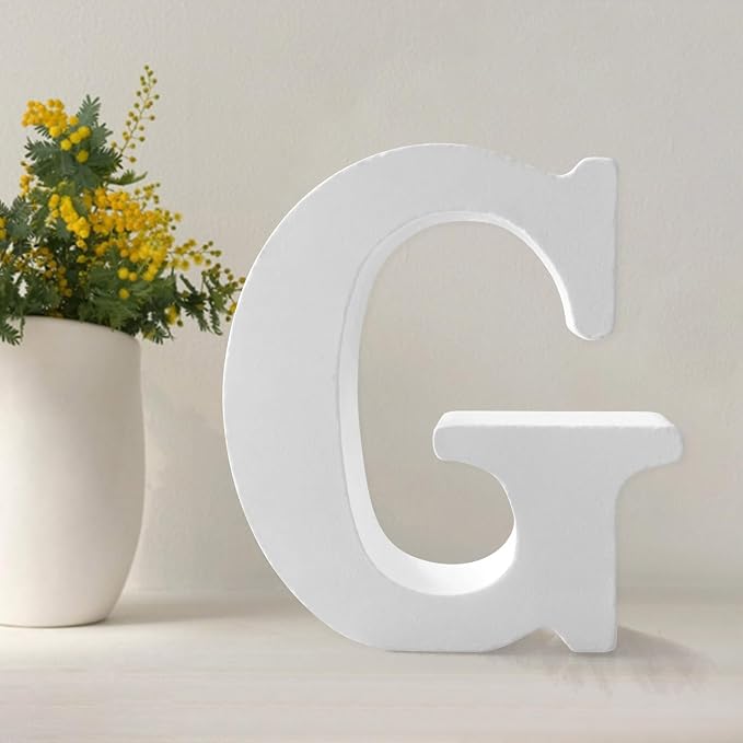 Wood Letters 4.3 Inch, Wooden Letters by UVEPBSMN