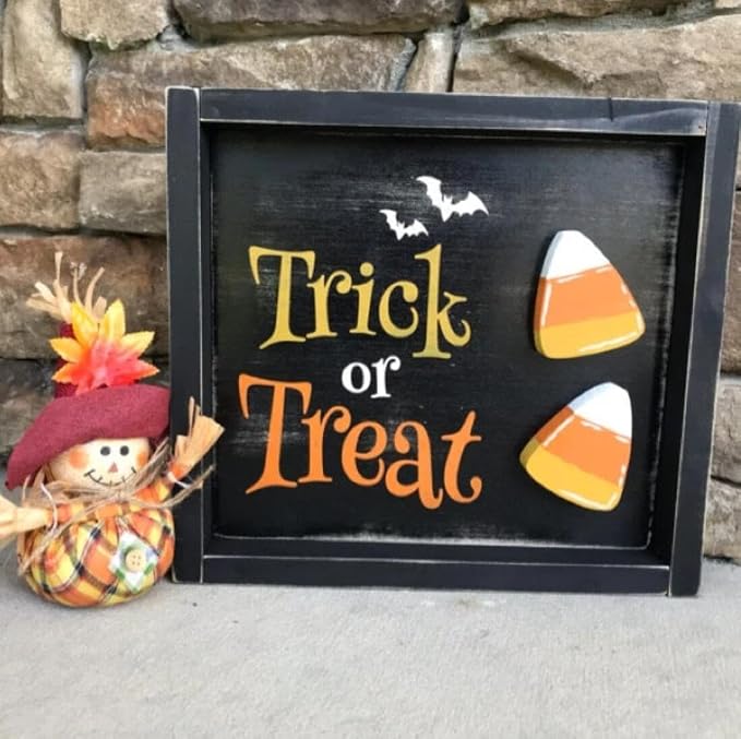 Halloween Stencils for Painting on Wood 12”x8” Large Halloween Stencil Boo - Image 9
