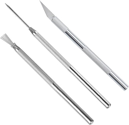 3 in 1 Clay Needle Tools Sculpting Ceramics Pottery Carving Tools by LXLVOUEG