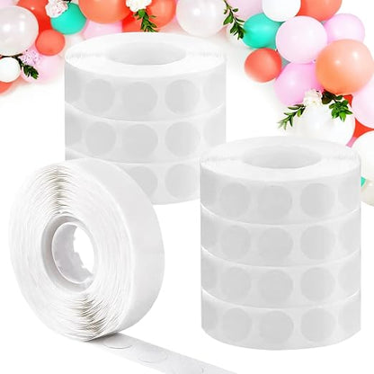 WISYOK 4000 Pcs Glue Points for Balloons, Removable Double-Sided Adhesive Points by WISYOK