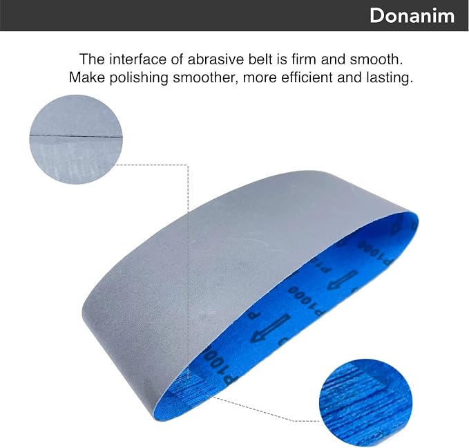 Sanding Belts 3 x 21 Inch Silicon Carbide Sander Paper - Image 4