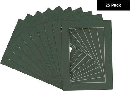 Pack of 25 Acid Free 8.5x11 Mats Bevel Cut - Image 2