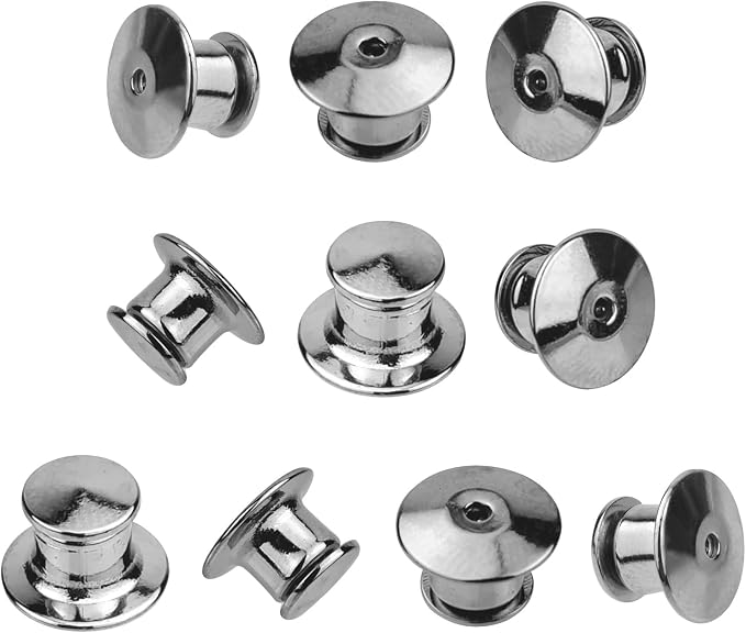 20 PCS Pin Backs, Pins for Backpacks, Pin Backs Locking, Pin Lock, Metal Pin by Unknown