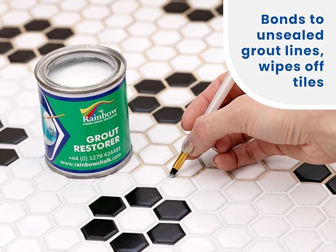 Grout Pen White Grout Paint: Waterproof Tile Paint Grout Refresh Restorer - Image 2
