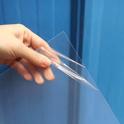 10 Pack 12x12x.02” Clear Plastic Sheet, Plexiglass Craft Plastic Sheets PET by BEAIMUXI