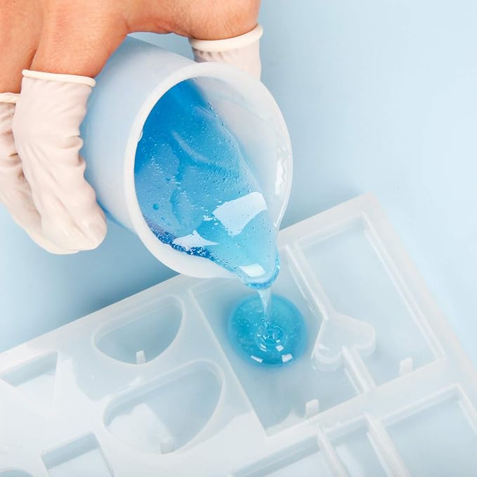 Silicone Resin Measuring Cups Tool Kit- Nicpro 250 & 100 ml Measure Cups - Image 4