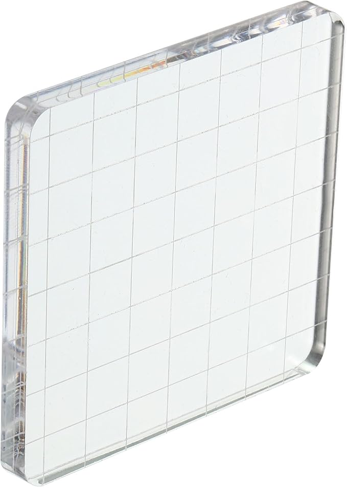 PATIKIL 3" x 3" Acrylic Stamp Block by PATIKIL