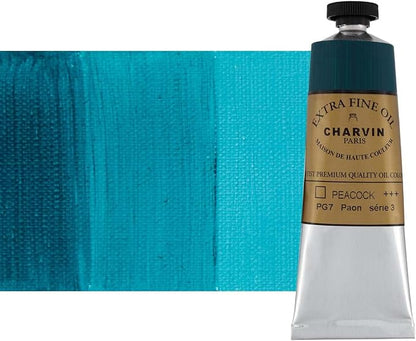 Charvin Extra Fine Oil Paint, Peacock Green 60 mL by Unknown