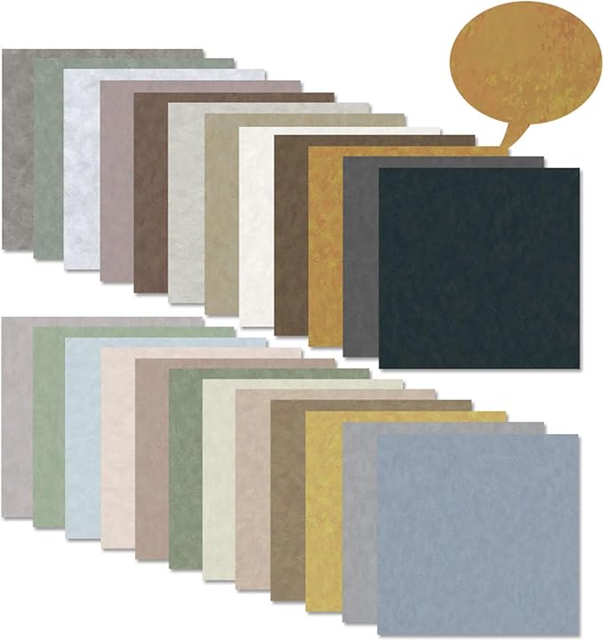 Scrapbook Paper 12x12 Solid Colors, 24 Sheets Earth Tones Crafting Papers - Image 4