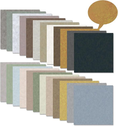 Scrapbook Paper 12x12 Solid Colors, 24 Sheets Earth Tones Crafting Papers - Image 4