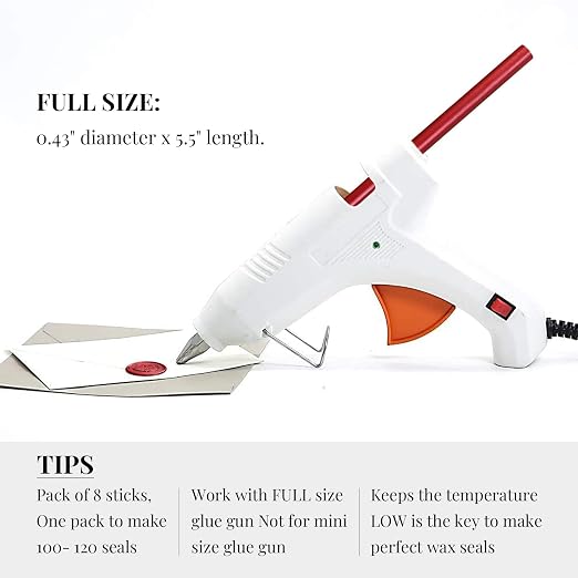 UNIQOOO Mailable Glue Gun Sealing Wax Sticks - Image 6