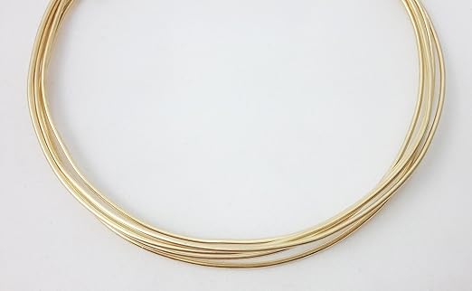 24 Gauge, Jeweler's Brass Wire, Dead Soft, CDA #230 Alloy Jewelry Grade - Image 2
