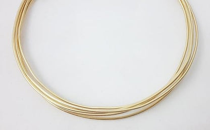24 Gauge, Jeweler's Brass Wire, Dead Soft, CDA #230 Alloy Jewelry Grade - Image 2