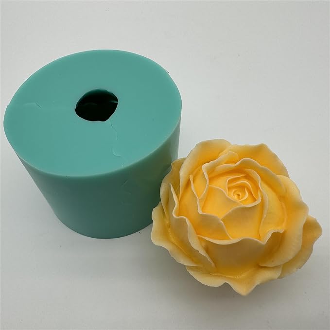 3D Rose Flower Soap Candle Wax Mold Resin Epoxy Decorated Craft Silicone Molds - Image 8