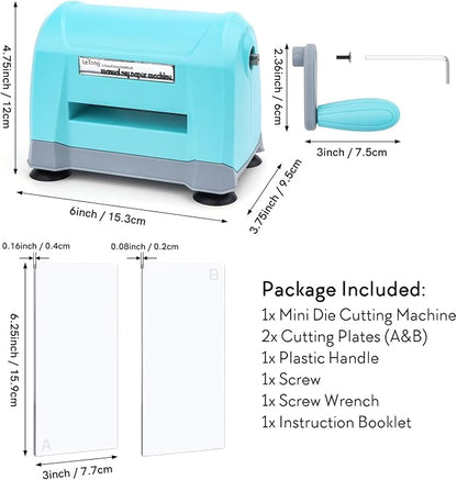 Mini Manual Die Cutting Machine, Portable Die Cut and Embossing Machine - Image 5