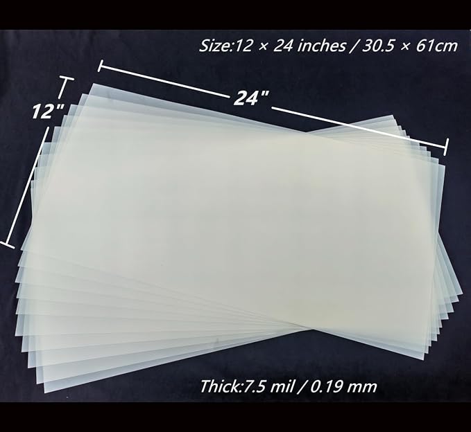 Translucent Blank Mylar Stencil Sheet - Image 3
