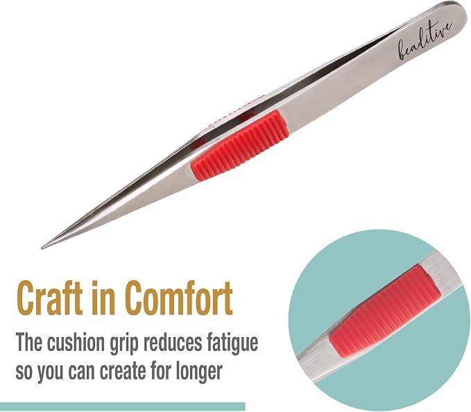 Beaditive High Precision Heavy-Duty Tweezers - Image 6