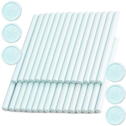 Pale Blue Wax Seal Sticks, HOSEALING Glue Gun Sticks by HOSEALING