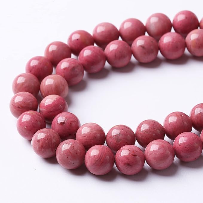 10mm 38pcs 7A Premium Gemstone Rhodochrosite Beads Natural Stone Round Loose - Image 4