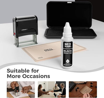 Premium Stamp Ink, Quick-Drying and AP-Certified Non-Toxic Refill Ink - Image 6