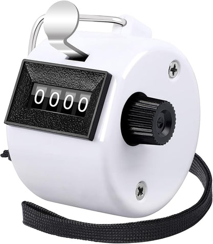 FEBSNOW Handheld Tally Counter Clicker 4 Digital Number Click Counter by HOMECRAFTBEAUTYBABY