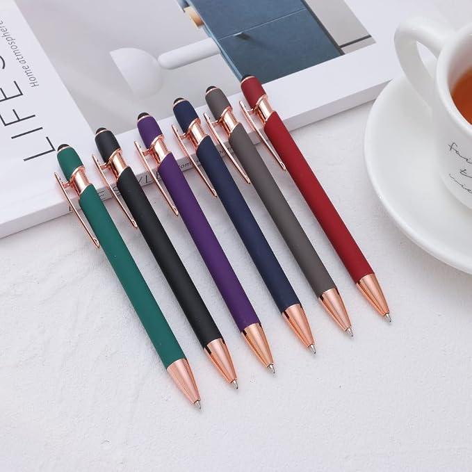 12 PCS 2 in 1 Stylus Ballpoint Pen - Image 2
