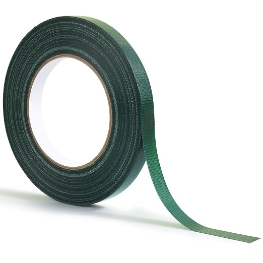 GLAMFIELDS Floral Tape Green, Flower Wrap Adhesive Waterproof Tape by GLAMFIELDS