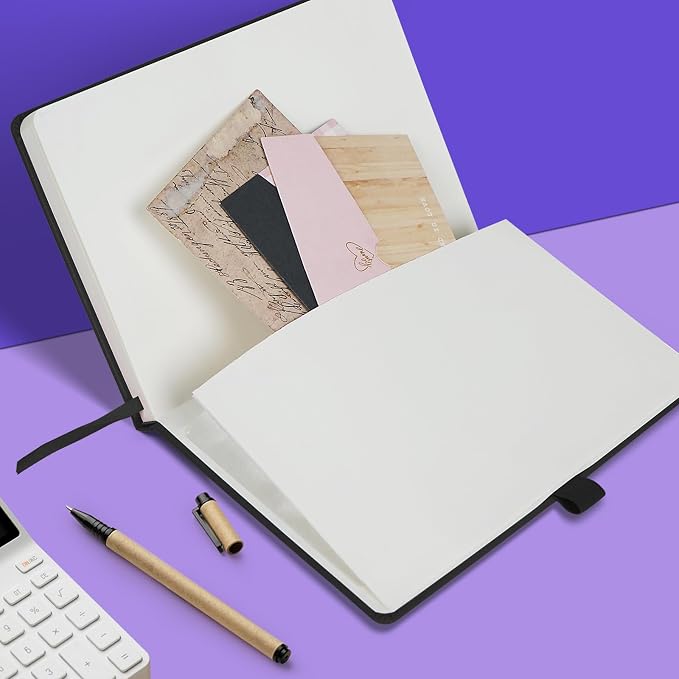 Lined Journal Notebooks for Work, A5 Size 100 GSM Thick Paper, Classic Ruled - Image 5