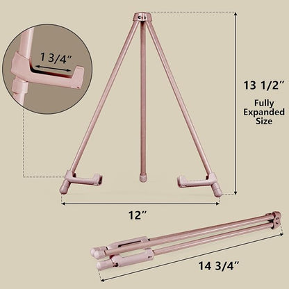 14" High Tabletop Instant Display Easel, Small Desktop Steel Easel Stand - Image 2