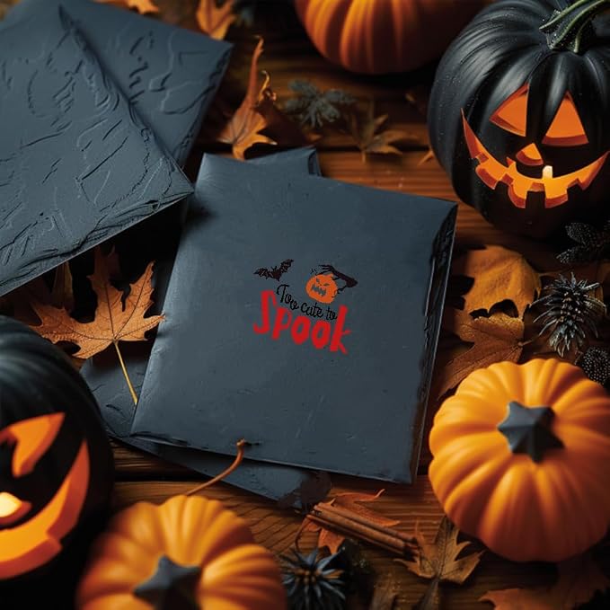 Halloween Words Clear Stamps for Card DIY Happy Halloween Alphabet Crow Bat - Image 7