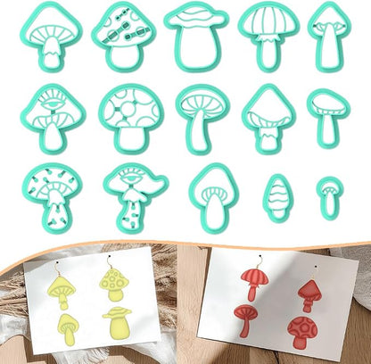 ACRNIGHEET Mushroom Clay Cutters by ACRNIGHEET
