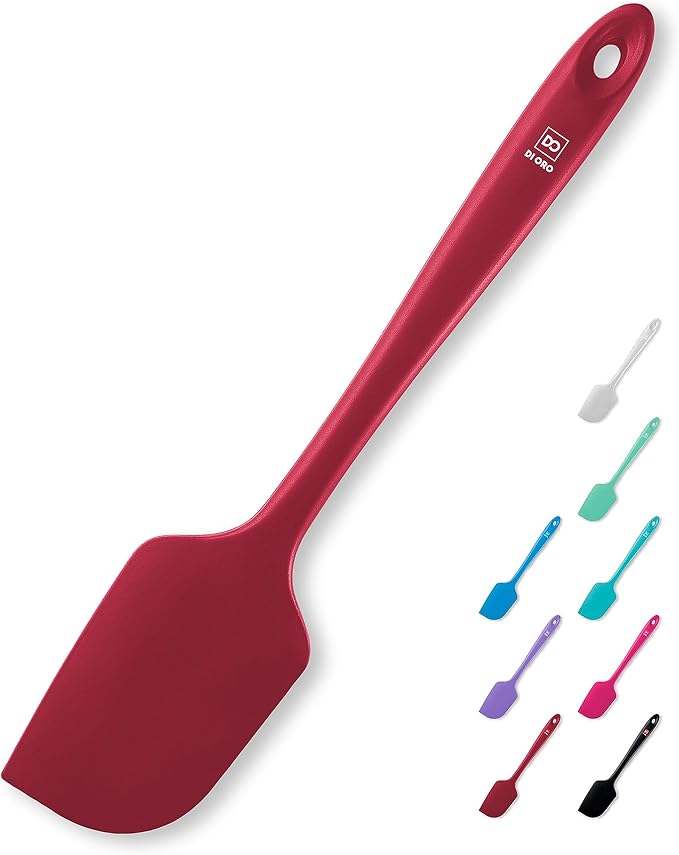 DI ORO - Large Silicone Spatula - 600ºF Heat-Resistant Spatula - Seamless by DIORO