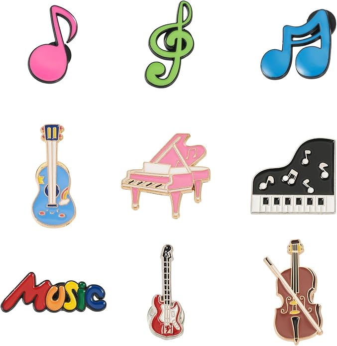Mixed Enamel Pins for Backpacks, Beadthoven Cute Enamel Brooch Pins Set by BBBeadthoven