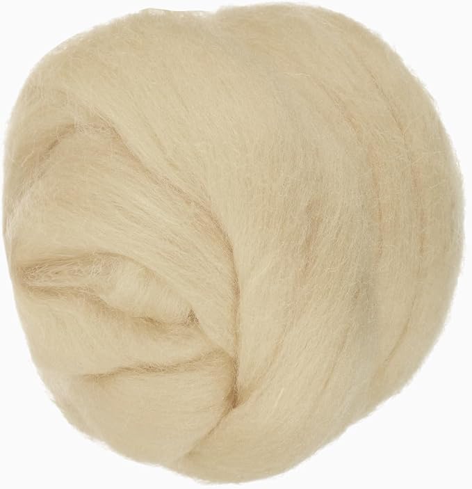 PATIKIL Wool Roving Yarn, 250G/8.8OZ Felting Wool Pure Roving Yarn by PATIKIL