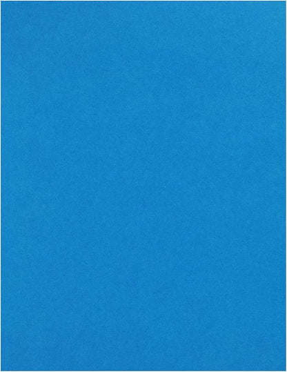 PA Paper Accents Stash Builder Cardstock 8.5" x 11" Bright Blue, 65lb Colored by AccentDesignsPaperAccents