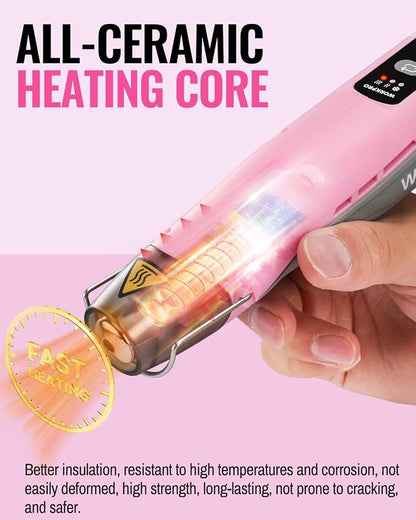 WORKPRO 7.2V Mini Cordless Heat Gun, 680℉ Hot Air Gun - Image 5