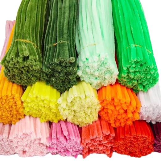 100 Pieces Pipe Cleaners Chenille Stem, Chenille Stems Pipe Cleaners - Image 6