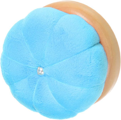 HARFINGTON Wooden Base Needle Pincushions Japanese Style Pin Cushions Round Pin - Image 3