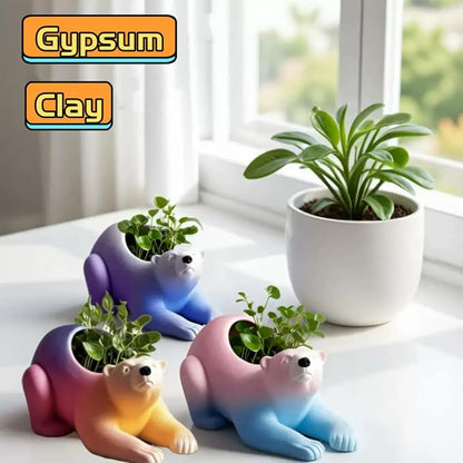 Animal Resin Molds Silicone 3D Cute Polar Bear Epoxy Resin Plaster Candle - Image 7