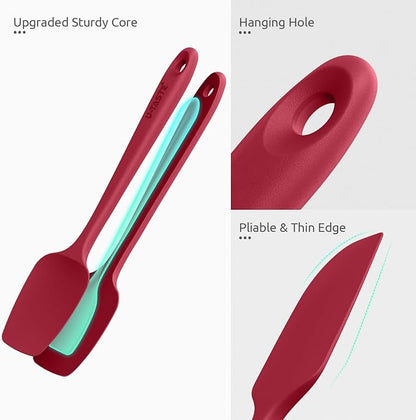 U-Taste Silicone Spatula Set: 600ºF High Heat Resistant, Seamless Food Grade - Image 6