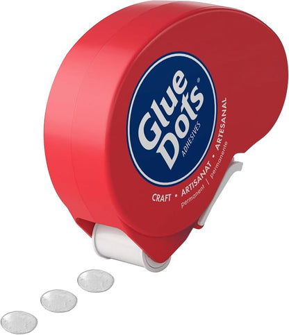 Glue Dots, Craft Dots Dot N' Go Dispenser, Double-Sided, .38 Inch, 200 Dots - Image 2