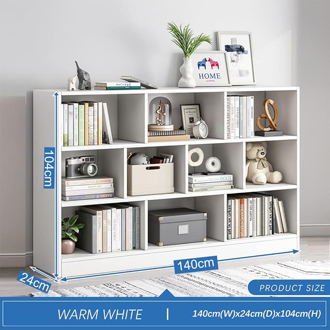 IOTXY Open Shelf Low Bookcase - Image 2