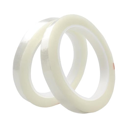 2 PCS Clear Floral Tape, 1/2" Flower Stem Wrap Tapes, Waterproof Florist Tape by Unknown