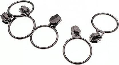Leekayer #5 Black Nickel Metallic Nylon Coil Teeth Zippers by The Yard Bulk 10 - Image 8