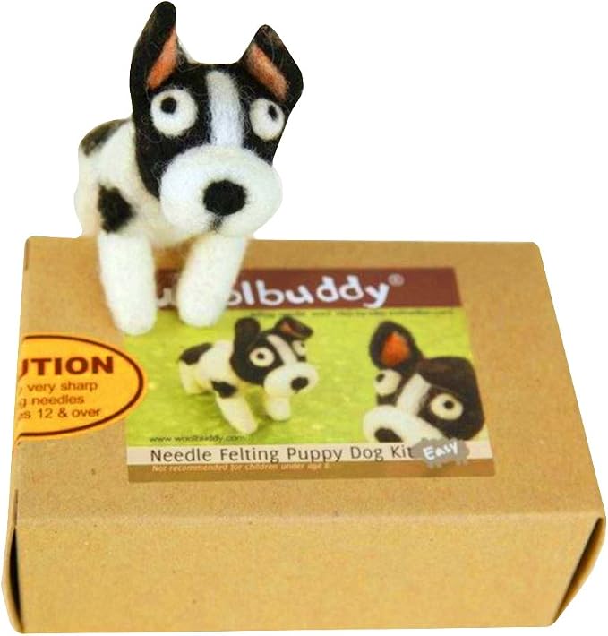 Woolbuddy Needle Felting Kit for Beginners & Adults – DIY Puppy Animal Craft by Woolbuddy