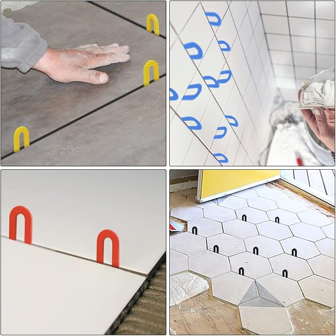 DGSL Tile Leveling System Tile Spacers 1/16+1/8+3/16+1/4 Inch, 400 pieces - Image 3