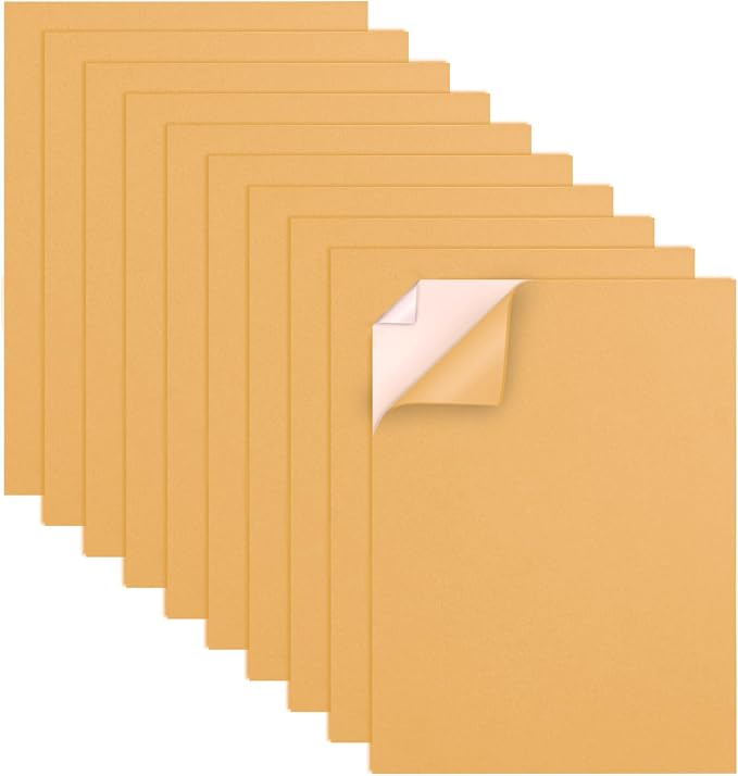 MEARCOOH Self Adhesive Foam Sheets, Khika 9x12 Inch 2mm Sticky Eva Foam Paper by MEARCOOH