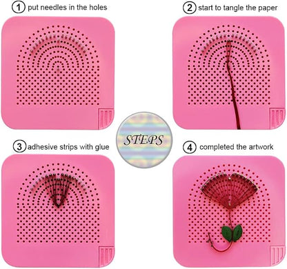 XIWUMOER 8PCS, Quilling Needles, Quilling Knitting Board, Quilling Kits - Image 4